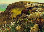 William Holman Hunt On English Coasts. oil painting reproduction